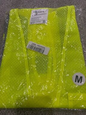 High-Visibility Safety Vest - Neon Yellow, M